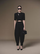 Buttoned Baggy Pant