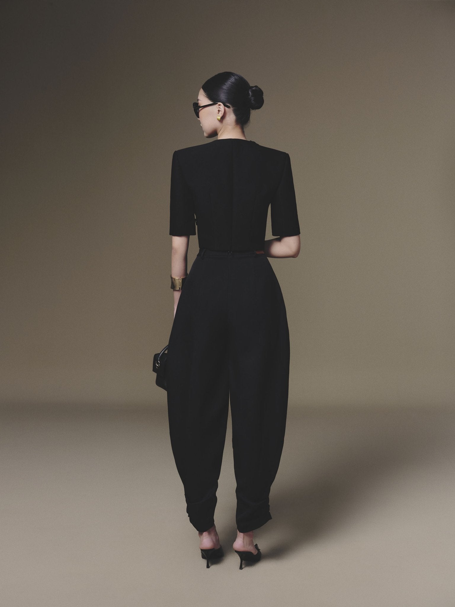 Buttoned Baggy Pant