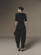 Diagonal Wrap Top