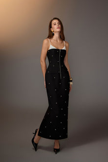 Studded Maxi Dress