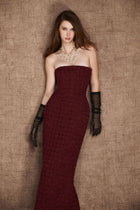 Bustier Tweed Dress