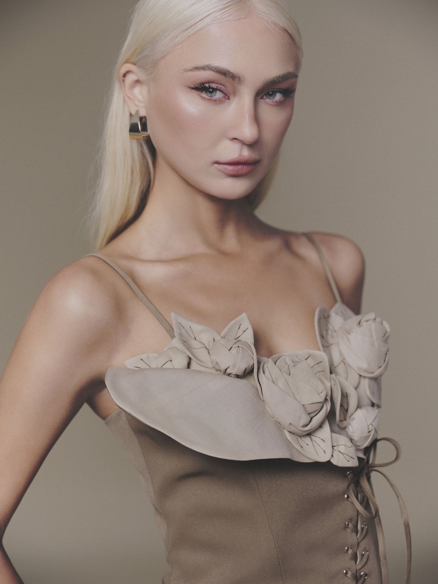 Petal Bustier Top