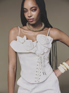 Petal Bustier Top