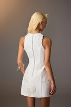 Floral Appliqué Dress