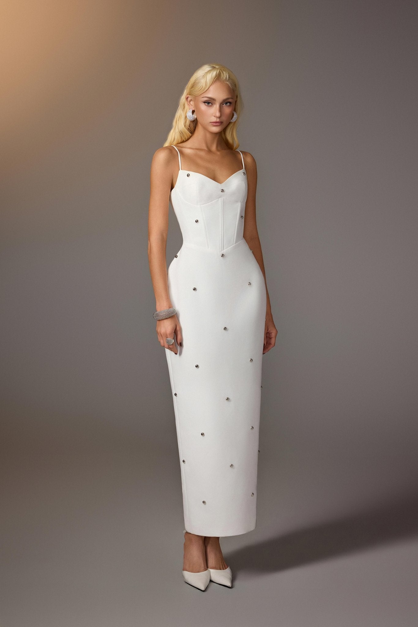 Studded Maxi Dress