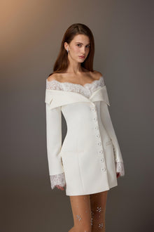 Lace Trimmed Dress