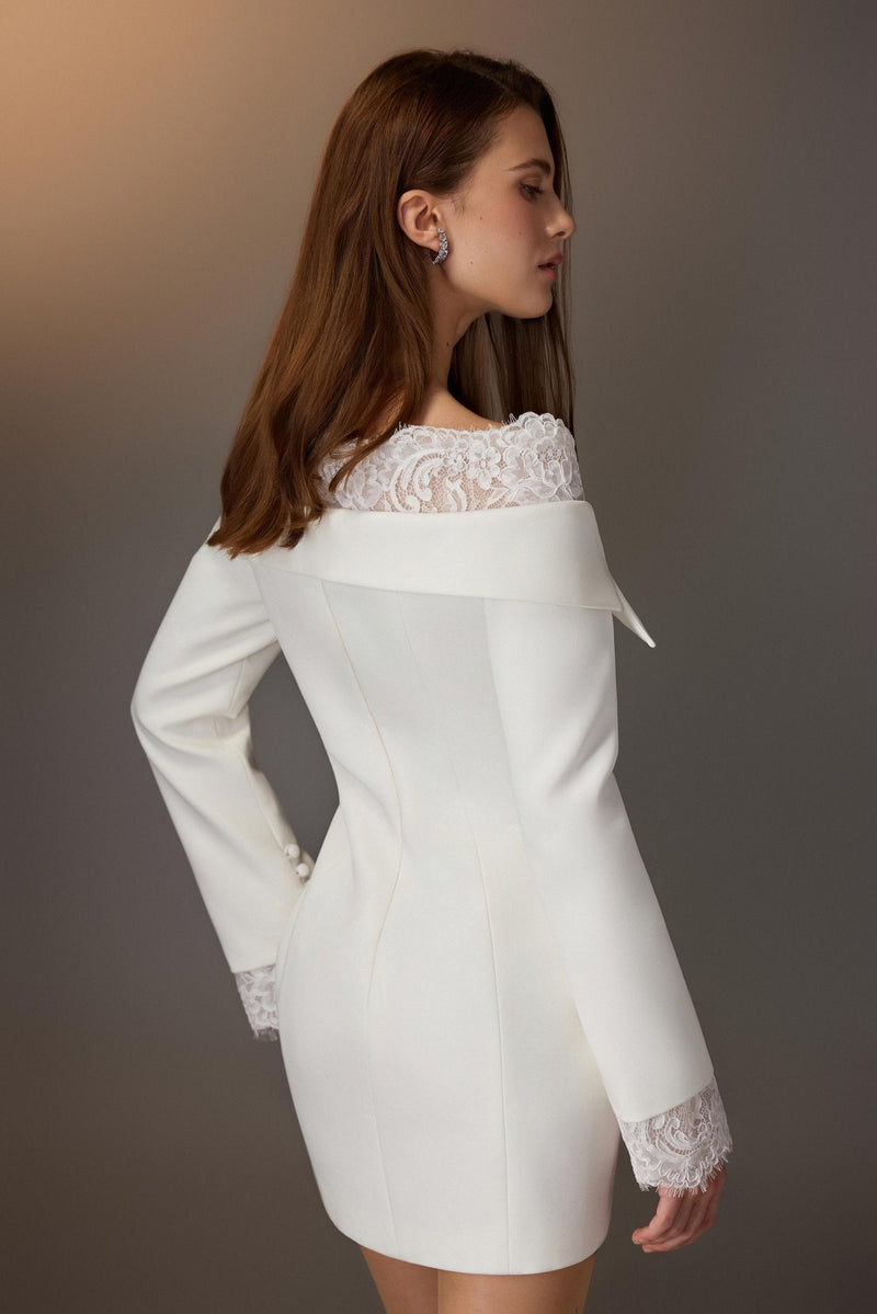 Lace Trimmed Dress