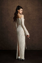 Embroidered Vine Dress