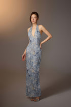 Sea-crystal Maxi Dress