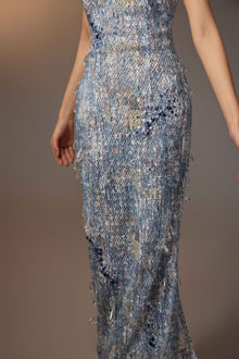 Sea-crystal Maxi Dress