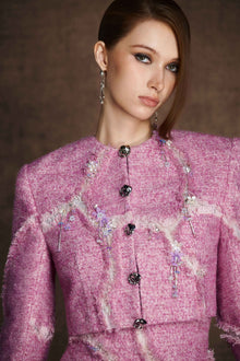 Rifted Crop Blazer