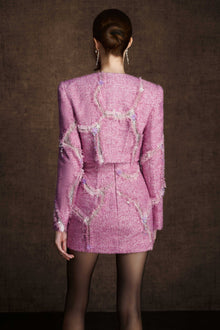 Rifted Crop Blazer