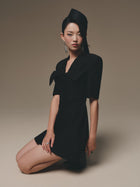Flipped-Bust Mini Dress