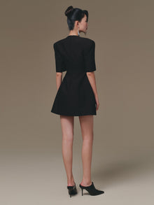Flipped-Bust Mini Dress